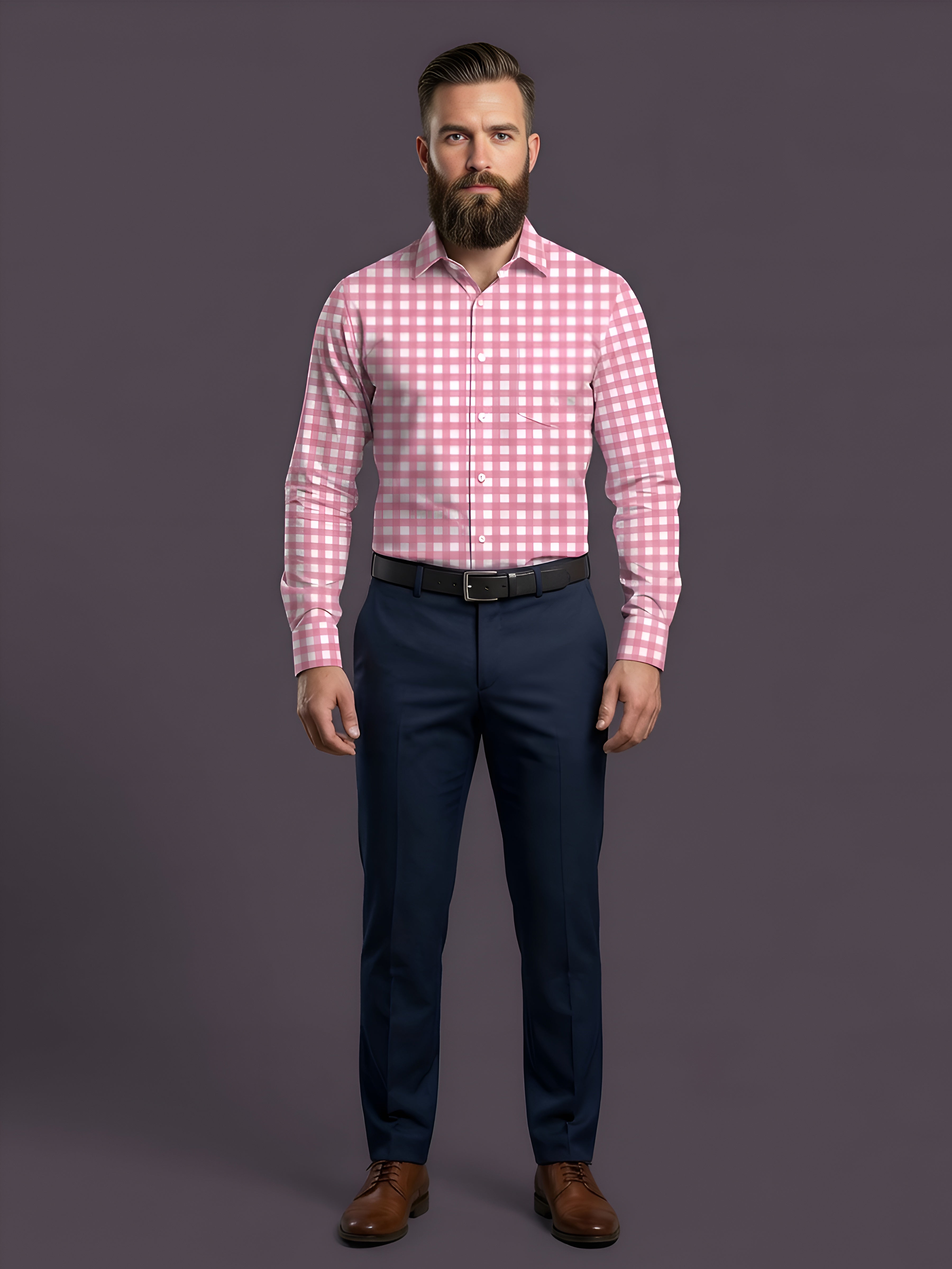 Man`s Digital Printed Creamy Colors Full Sleeve Shits 12