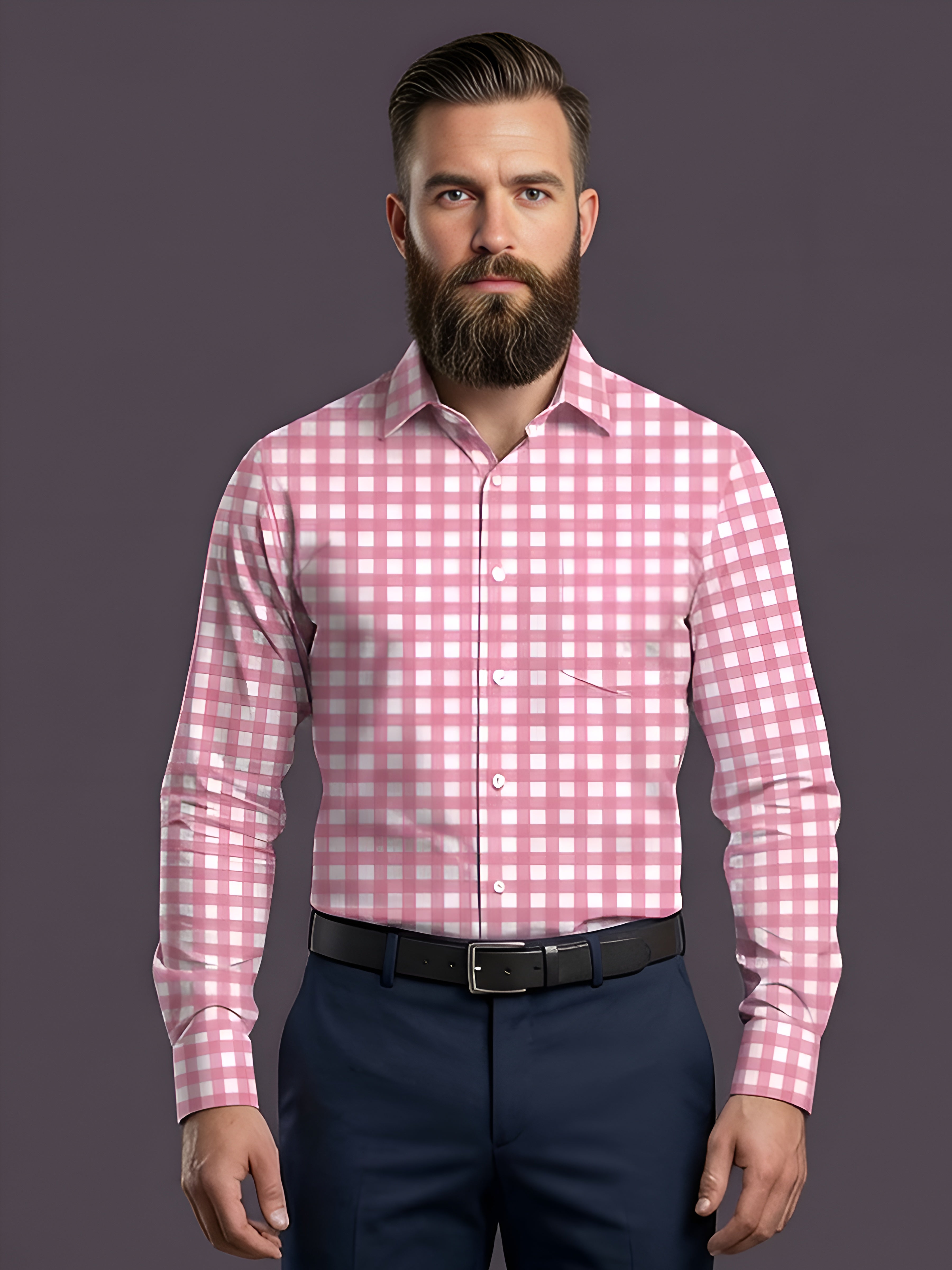 Man`s Digital Printed Creamy Colors Full Sleeve Shits 12