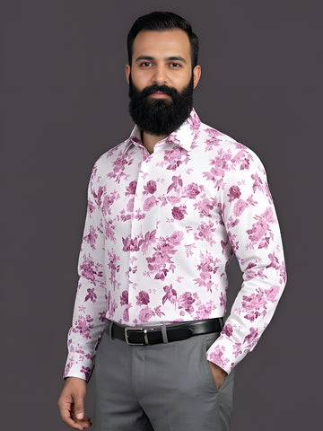 Man`s Digital Printed Creamy Colors Full Sleeve Shits 14