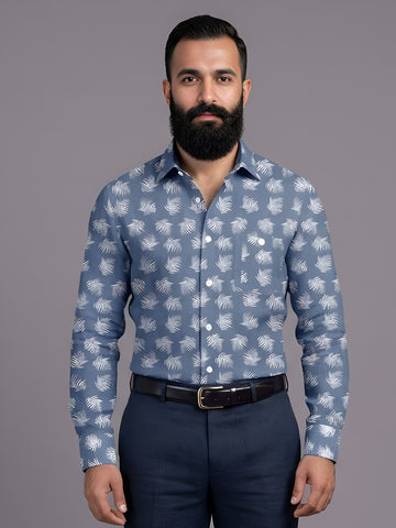 Man`s Digital Printed Creamy Colors Full Sleeve Shits 21