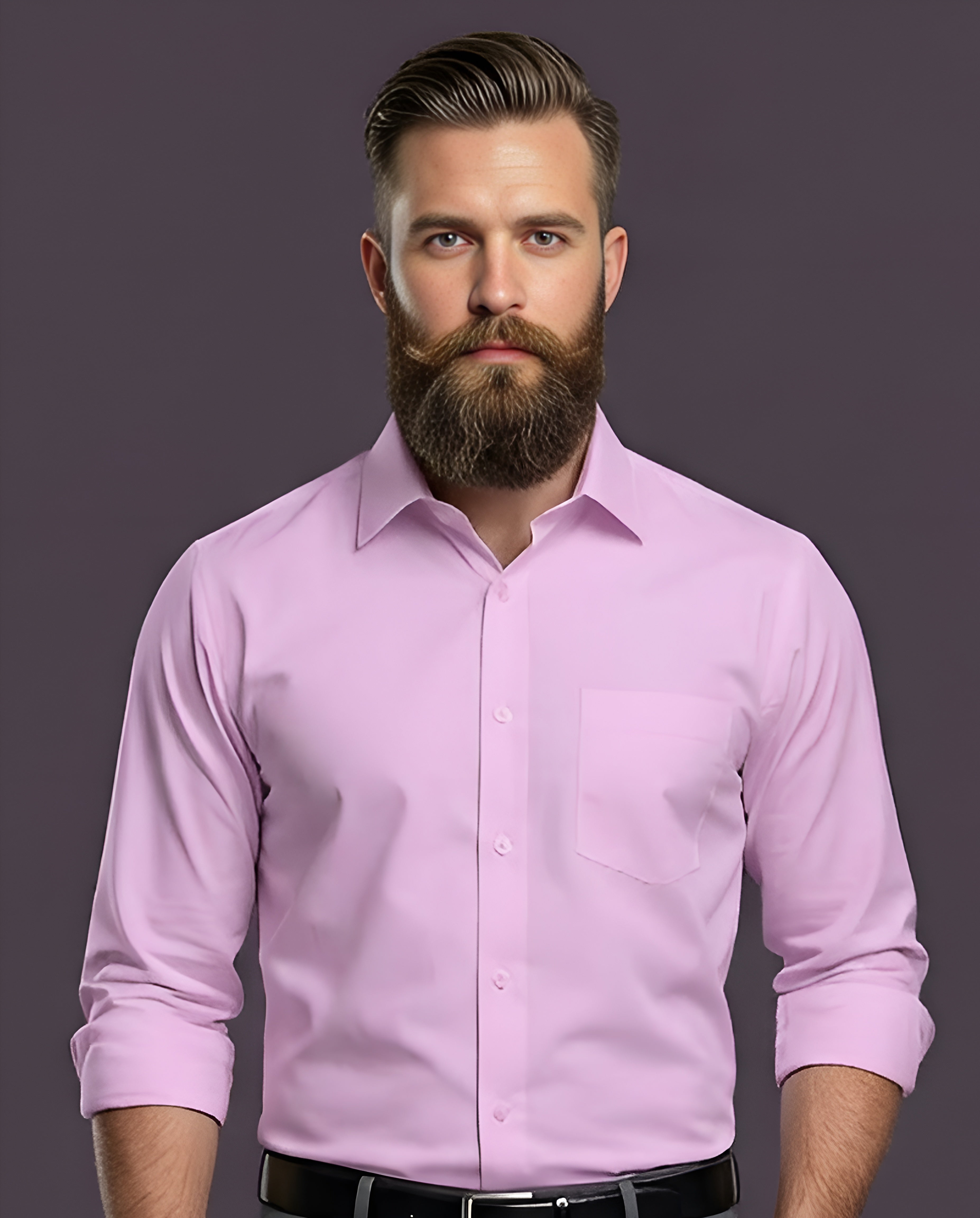 AMARNATH SLIM FIT CASUAL PLAIN SHIRT 1006