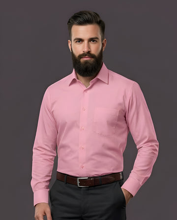 TAFFY | SLIM FIT CASUAL PLAIN SHIRT 1009